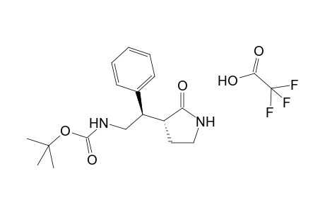 3-[1'-Phenyl-2'-(N'-butoxycarbonylamino)ethyl]pyrrolidin-2-one - trifluoroacetyl derivative
