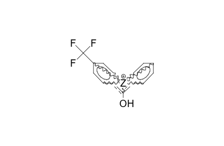 4-Trifluoromethylphenyl-phenyl-hydroxy-carbenium cation