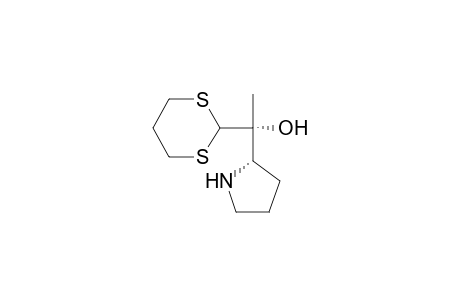 (2S)-2-[(R)-1-(1,3-Dithian-2-yl)-1-hydroxyethyl]pyrrolidine
