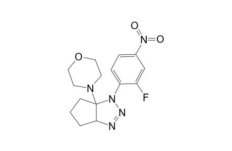 1-(1-Morpholino-2,3,4-triazabicyclo[3.3.0]oct-3-en-2-yl)-4-nitro-2-fluorobenzene