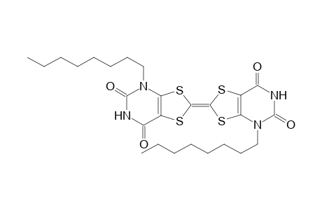 (2E)-4-octyl-2-(4-octyl-5,7-dioxo-[1,3]dithiolo[4,5-d]pyrimidin-2-ylidene)-[1,3]dithiolo[4,5-d]pyrimidine-5,7-dione