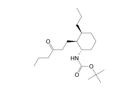 Carbamic acid, [2-(3-oxohexyl)-3-propylcyclohexyl]-, 1,1-dimethylethyl ester, [1S-(1.alpha.,2.beta.,3.beta.)]-