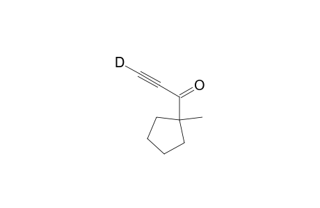 2-Propyn-1-one-3-D, 1-(1-methylcyclopentyl)-