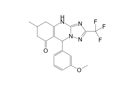 [1,2,4]triazolo[5,1-b]quinazolin-8(4H)-one, 5,6,7,9-tetrahydro-9-(3-methoxyphenyl)-6-methyl-2-(trifluoromethyl)-
