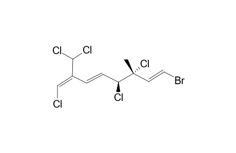 (1E,5E,7E)-1-BROMO-7-DICHLOROMETHYL-3,4,8-TRICHLOROOCTATRIENE