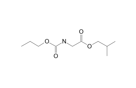 Glycine, N-propoxycarbonyl-, isobutyl ester