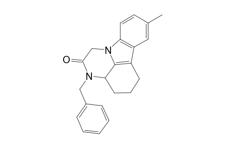 3-Benzyl-8-methyl-3a,4,5,6-tetrahydro-1H-pyrazino[3,2,1-jk]carbazol-2(3H)-one