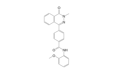 N-(2-methoxyphenyl)-4-(3-methyl-4-oxo-3,4-dihydro-1-phthalazinyl)benzamide
