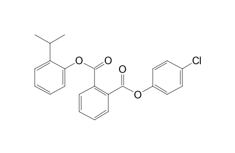 Phthalic acid, 4-chlorophenyl 2-isopropylphenyl ester