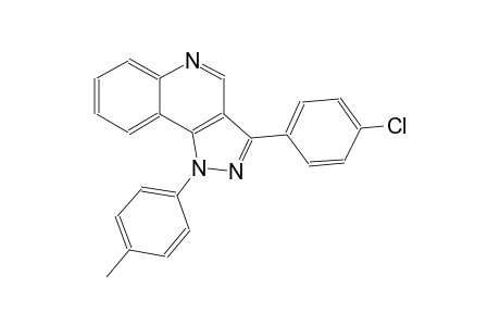 1H-pyrazolo[4,3-c]quinoline, 3-(4-chlorophenyl)-1-(4-methylphenyl)-