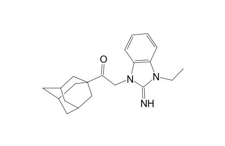 1-(1-adamantyl)-2-(2-azanylidene-3-ethyl-benzimidazol-1-yl)ethanone