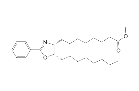 4-Oxazoleoctanoic acid, 4,5-dihydro-5-octyl-2-phenyl-, methyl ester, cis-