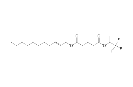 Glutaric acid, 1,1,1-trifluoroprop-2-yl undec-2-enyl ester