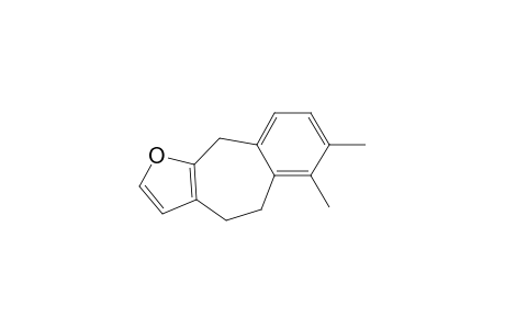 4H-Benzo[5,6]cyclohepta[1,2-b]furan, 5,10-dihydro-6,7-dimethyl-