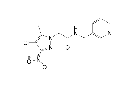 2-(4-chloro-5-methyl-3-nitro-1H-pyrazol-1-yl)-N-(3-pyridinylmethyl)acetamide