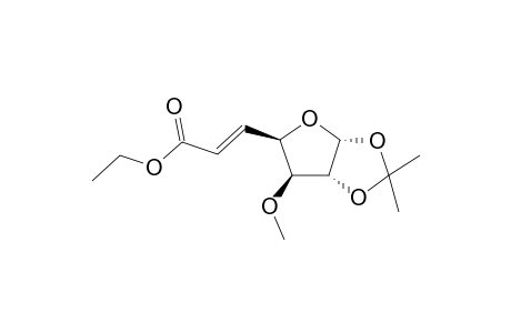 .alpha.-D-xylo-Hept-5-enofuranuronic acid, 5,6-dideoxy-3-O-methyl-1,2-O-(1-methylethylidene)-, ethyl ester, (Z)-