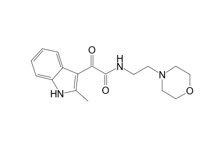1H-Indole-3-acetamide, 2-methyl-N-[2-(4-morpholinyl)ethyl]-.alpha.-oxo-
