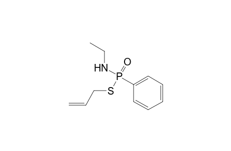 Phosphonamidothioic acid, N-ethyl-P-phenyl-, S-2-propenyl ester