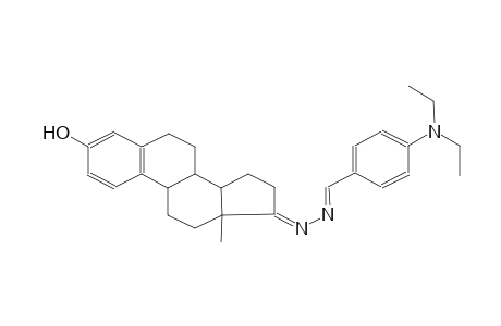 (17E)-17-[(E)-[4-(diethylamino)benzylidene]hydrazono]-13-methyl-7,8,9,11,12,14,15,16-octahydro-6H-cyclopenta[a]phenanthren-3-ol