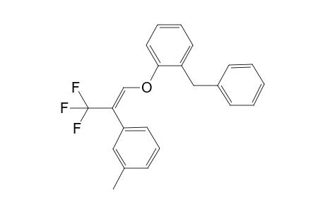 (E)-2-(3-Methylphenyl)-3,3,3-trifluoropropen-1-yl (2-Benzylphenyl) Ether