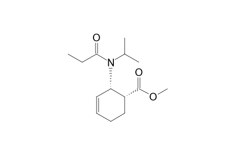 Methyl (cis)-2-(N-propionyl-N-isopropylamino)cyclohex-3-ene-1-carboxylate