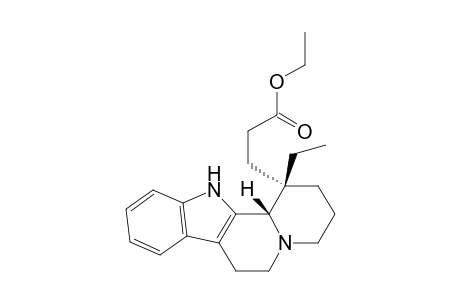 1,14-Secoeburnamenine-14-carboxylic acid, 14,15-dihydro-, ethyl ester, (3.alpha.,16.alpha.)-