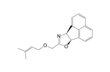(6bR*,9aS*)-8-(3-Methyl-2-butenyloxy)-2H[6b,9a]acenaphthyleno[1,2-d]oxazole