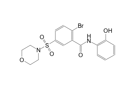 benzamide, 2-bromo-N-(2-hydroxyphenyl)-5-(4-morpholinylsulfonyl)-