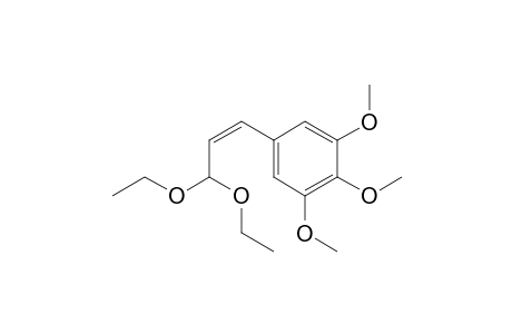 Benzene, 5-(3,3-diethoxy-1-propenyl)-1,2,3-trimethoxy-, (Z)-