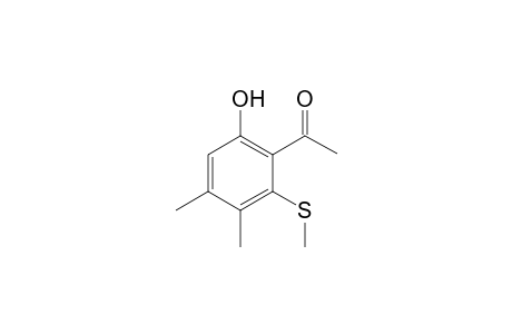 6-Hydroxy-3,4-dimethyl-2-methylthio-acetophenone