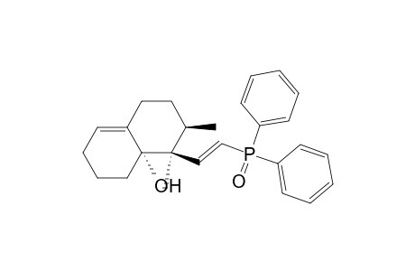 (3R*,4S*,4aR*)-1,2,3,4,4a,5,6,7-Octahydro-4-[(E)-2-(diphenylphosphoryl)ethenyl]-3,4-dimethyl-4a-naphthalenol