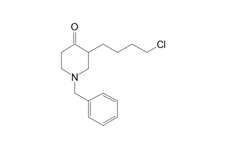 4-Piperidinone, 3-(3-chlorobutyl)-1-(phenylmethyl)-