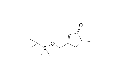 3-(tert-Butyldimethylsilyloxymethyl)-5-methylcyclopent-2-enone