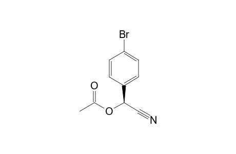 (S)-(-)-Acetoxy-(4-bromo-phenyl)-acetonitrile