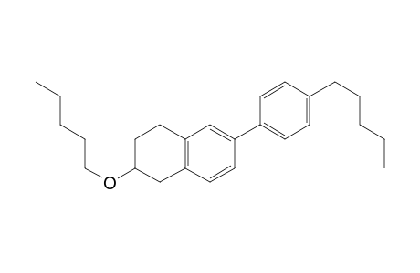 Naphthalene, 1,2,3,4-tetrahydro-2-(pentyloxy)-6-(4-pentylphenyl)-
