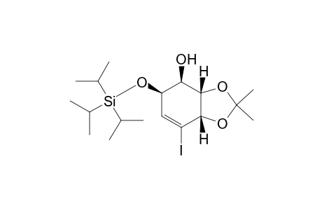 (3aS,4S,5R,7aS)-7-iodo-2,2-dimethyl-5-triisopropylsilyloxy-3a,4,5,7a-tetrahydro-1,3-benzodioxol-4-ol