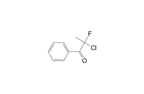 2-Chloranyl-2-fluoranyl-1-phenyl-propan-1-one