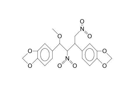 2,4-Bis(3,4-methylenedioxy-phenyl)-4-methoxy-1,3-dinitro-butane