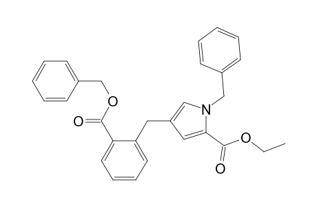 1H-Pyrrole-2-carboxylic acid, 4-[[2-[(phenylmethoxy)carbonyl]phenyl]methyl]-1-(phenylmethyl)-, ethyl ester