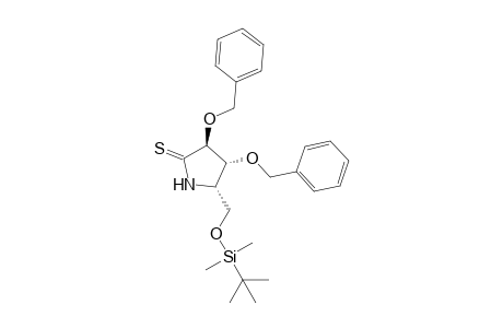 (3S,4R,5S)-3,4-Dibenzyloxy-5-(t-butyldimethylsiloxy)methylpyrrolidin-2-thione
