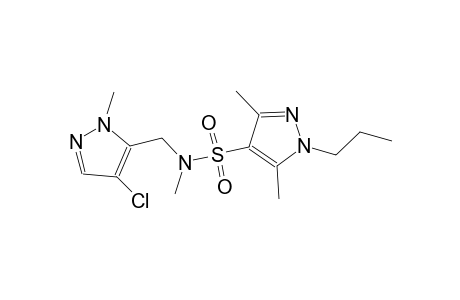 1H-pyrazole-4-sulfonamide, N-[(4-chloro-1-methyl-1H-pyrazol-5-yl)methyl]-N,3,5-trimethyl-1-propyl-