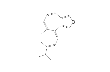 9-Isopropyl-6-methylheptaleno[1,2-c]furan