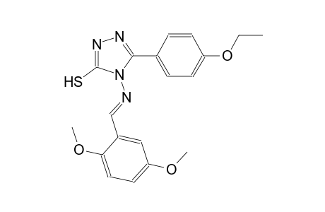 4-{[(E)-(2,5-dimethoxyphenyl)methylidene]amino}-5-(4-ethoxyphenyl)-4H-1,2,4-triazole-3-thiol