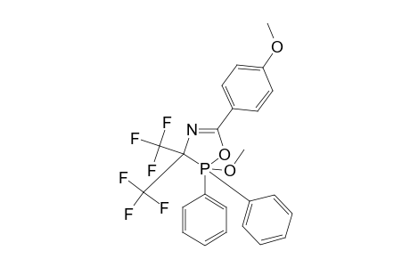 5-PARA-ANISYL-3,3-BIS-(TRIFLUOROMETHYL)-2-METHOXY-2,2-DIPHENYL-DELTA-4-1,4,2-LAMBDA-5-OXAZAPHOSPHOLINE