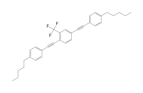 1,4-Bis[(4-n-pentylphenyl)ethynyl]-2-(trifluoromethyl)benzene