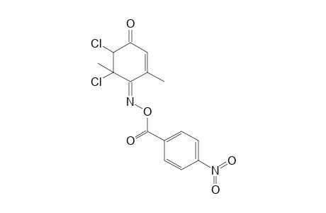 4-nitrobenzoic acid [(5,6-dichloro-4-keto-2,6-dimethyl-1-cyclohex-2-enylidene)amino] ester
