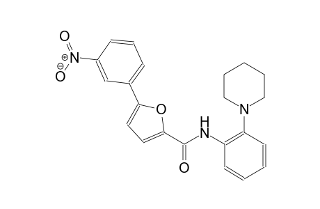 5-(3-nitrophenyl)-N-[2-(1-piperidinyl)phenyl]-2-furamide