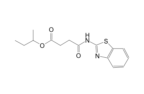sec-butyl 4-(1,3-benzothiazol-2-ylamino)-4-oxobutanoate