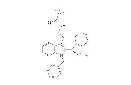 2-(1'-Methylindol-3'-yl)-Na-methyl-Nb-pivaloyltryptamine