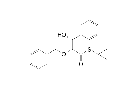 (2R,3R)-2-benzoxy-3-hydroxy-3-phenyl-propanethioic acid S-tert-butyl ester